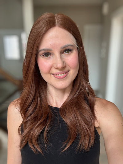 22" Autumn Comfort Cap Lace Top Wig (XS)