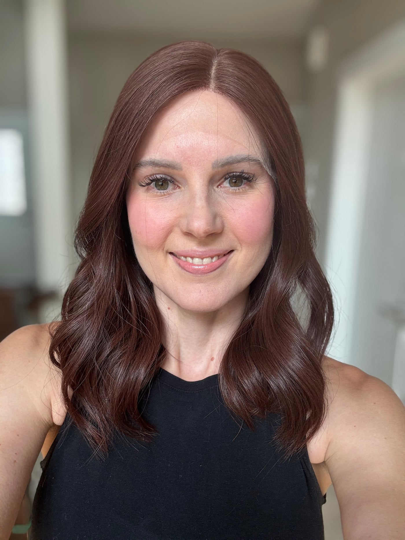 18" Scarlett LOB Comfort Cap Lace Top Wig (S)