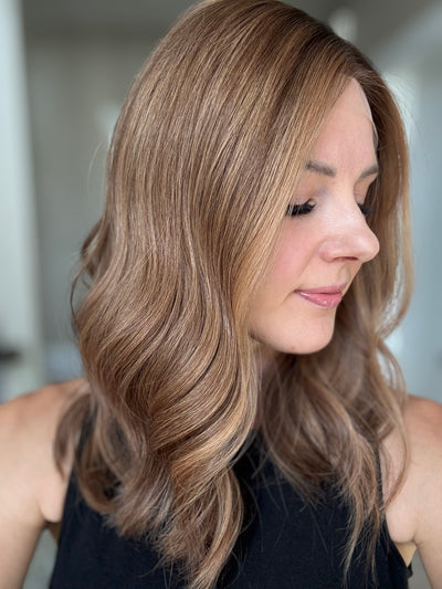 18" Elana LOB Comfort Cap Lace Top Wig (M)