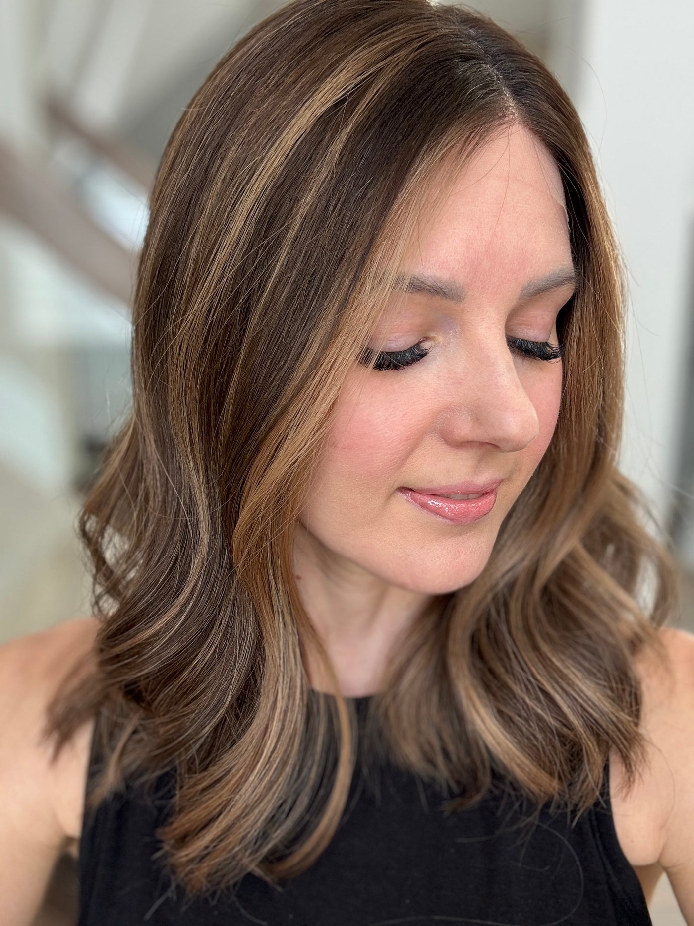 18" Meliana Comfort Cap Lace Top Wig (S)