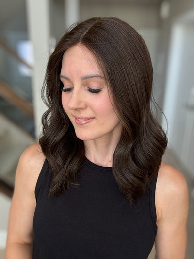 18" Mira LOB Comfort Cap Lace Top Wig (M)