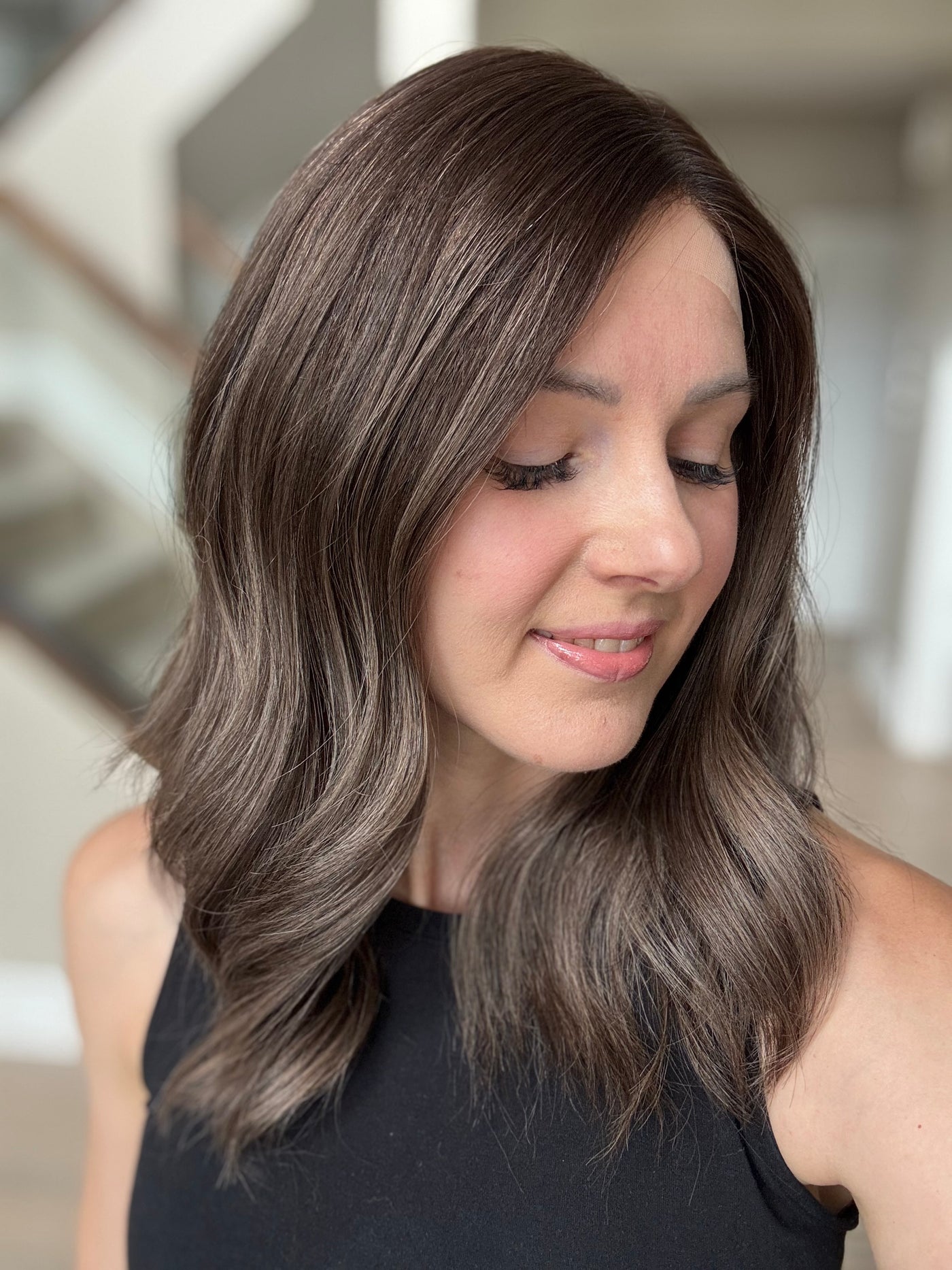 20" Lexi LOB Comfort Cap Lace Top Wig (XS)