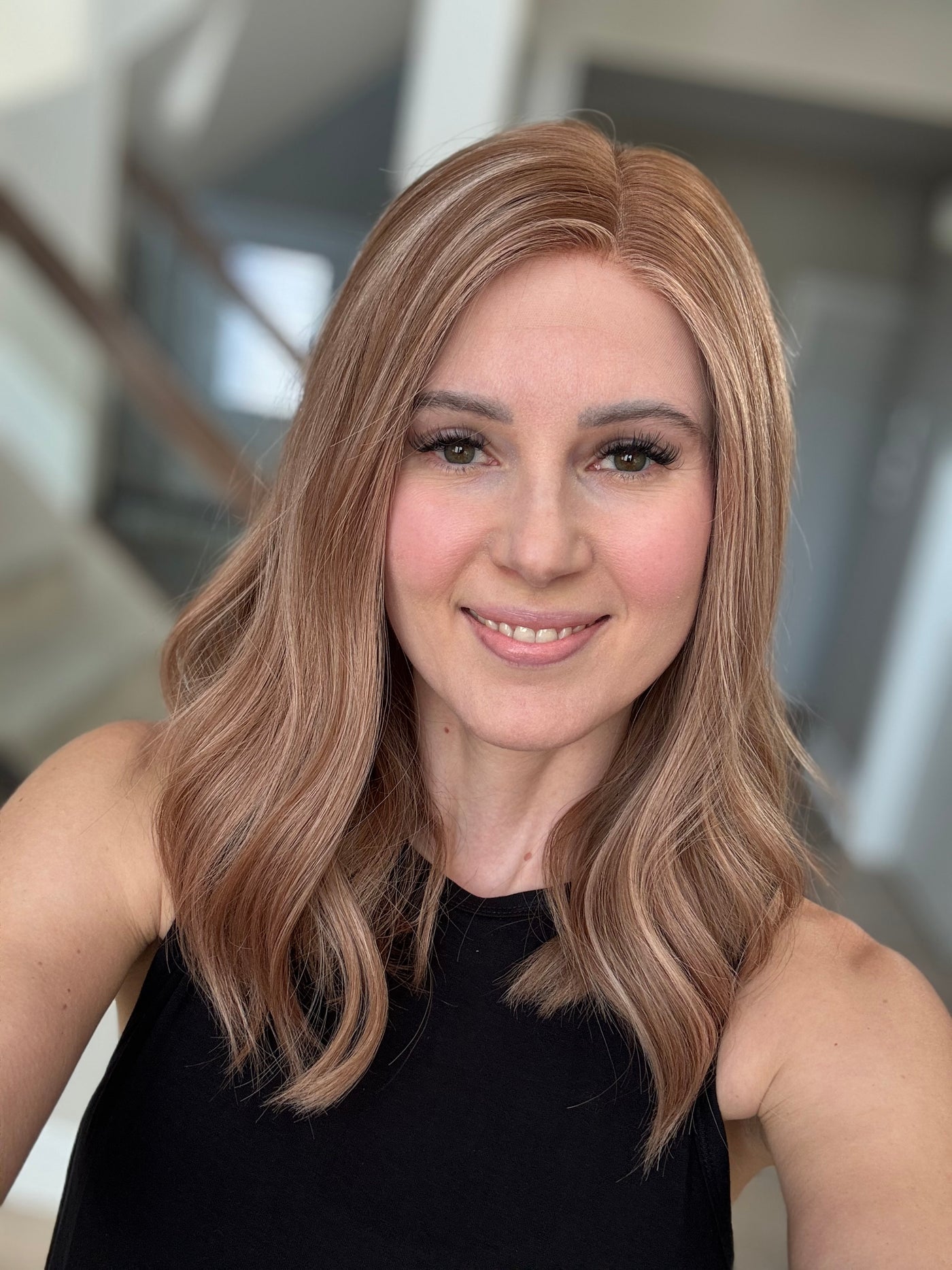 18" Vera LOB Comfort Cap Lace Top Wig (S)