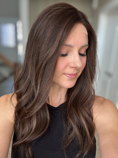 22" Mandy Comfort Cap Lace Top Wig (S)