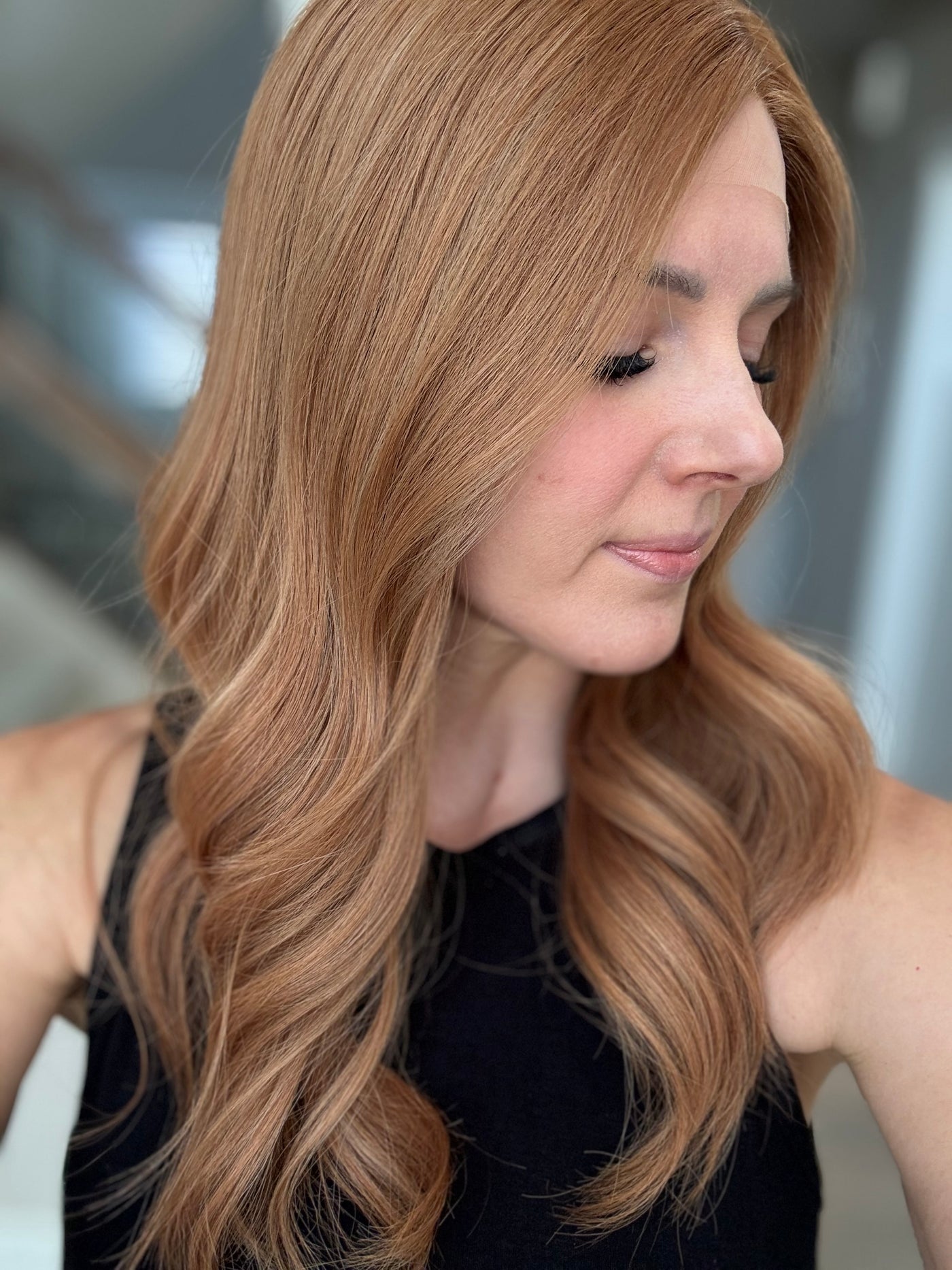 22" Veronica Comfort Cap Lace Top Wig (M)