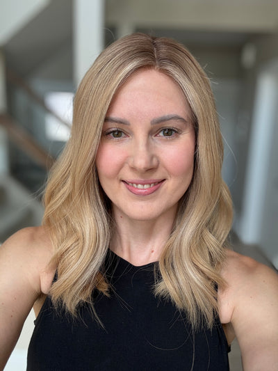 18" Julie LOB Comfort Cap Lace Top Wig (S)