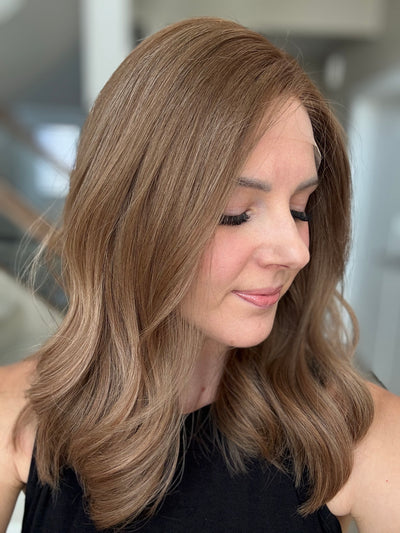 18" Justine LOB Comfort Cap Lace Top Wig (M)