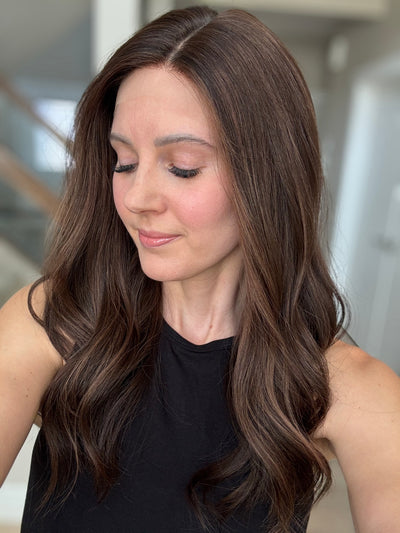 22" Mandy Comfort Cap Lace Top Wig (S)