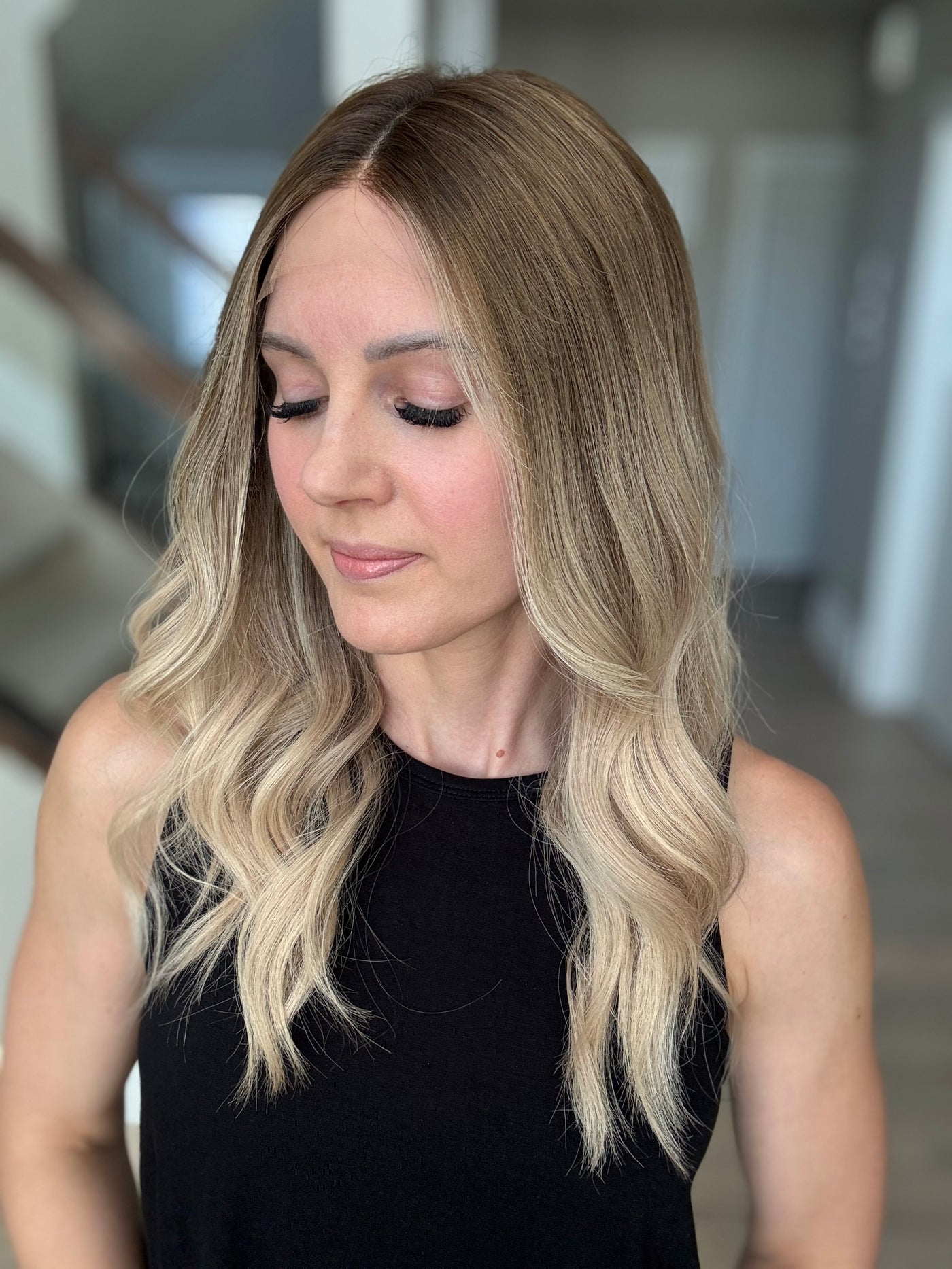 22" Jenny Comfort Cap Lace Top Wig (S)