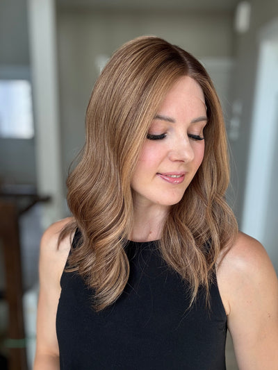 18" Elana LOB Comfort Cap Lace Top Wig (M)