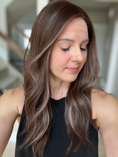 22" Amanda Comfort Cap Lace Top Wig (S)