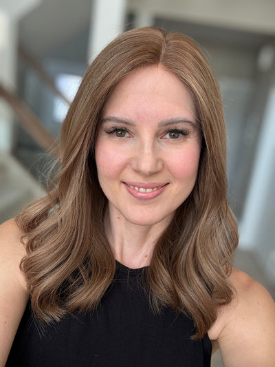 18" Justine LOB Comfort Cap Lace Top Wig (M)