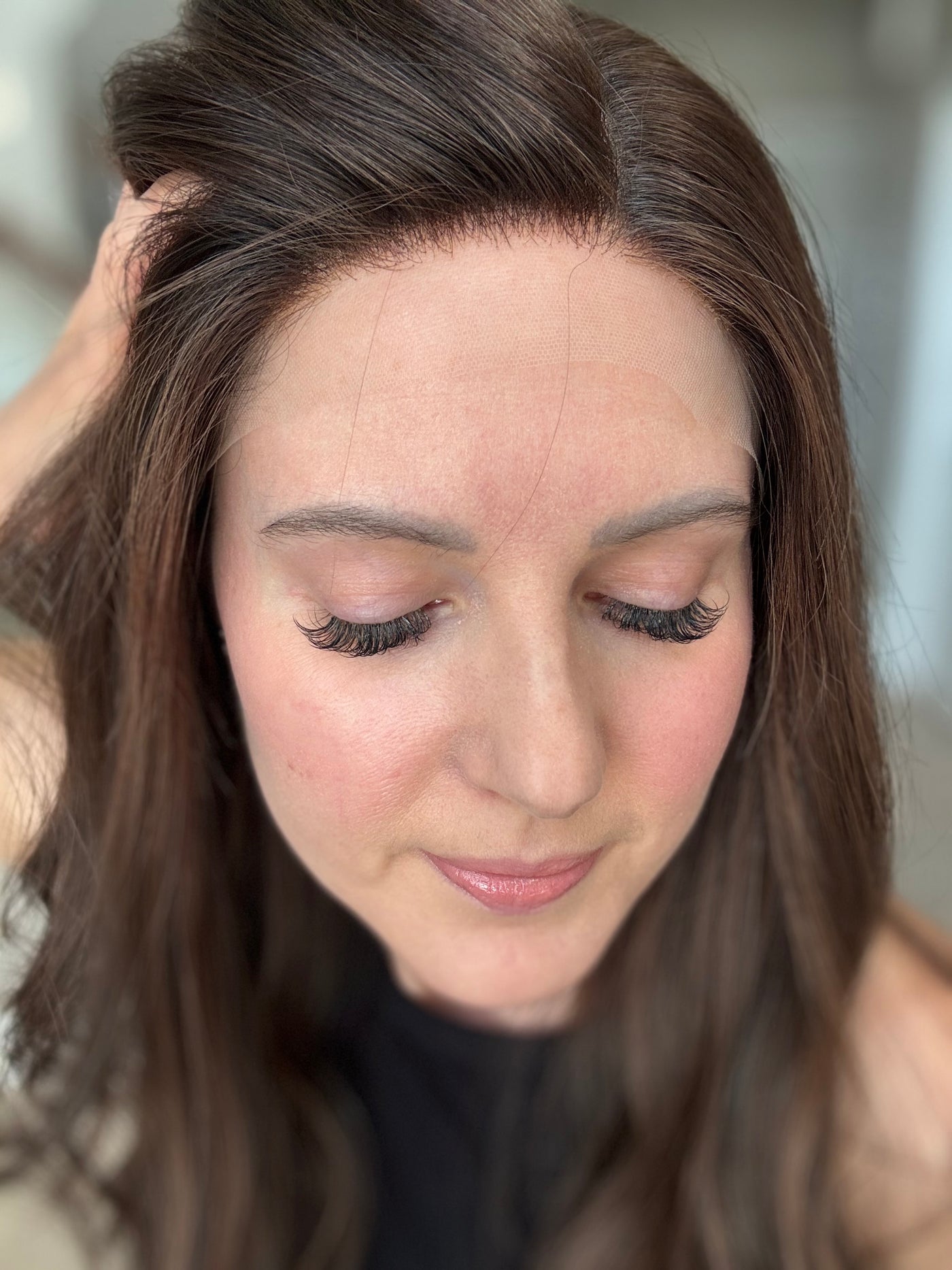 22" Mandy Comfort Cap Lace Top Wig (S)