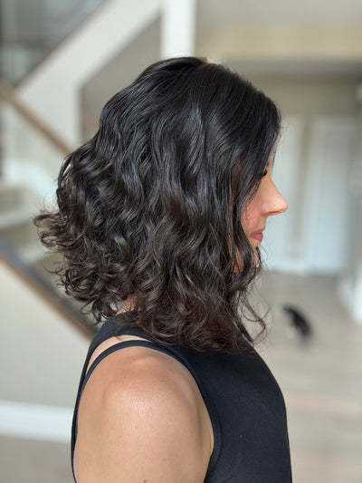 14" Mira Wavy Luxury Cap Lace Top Wig (M)