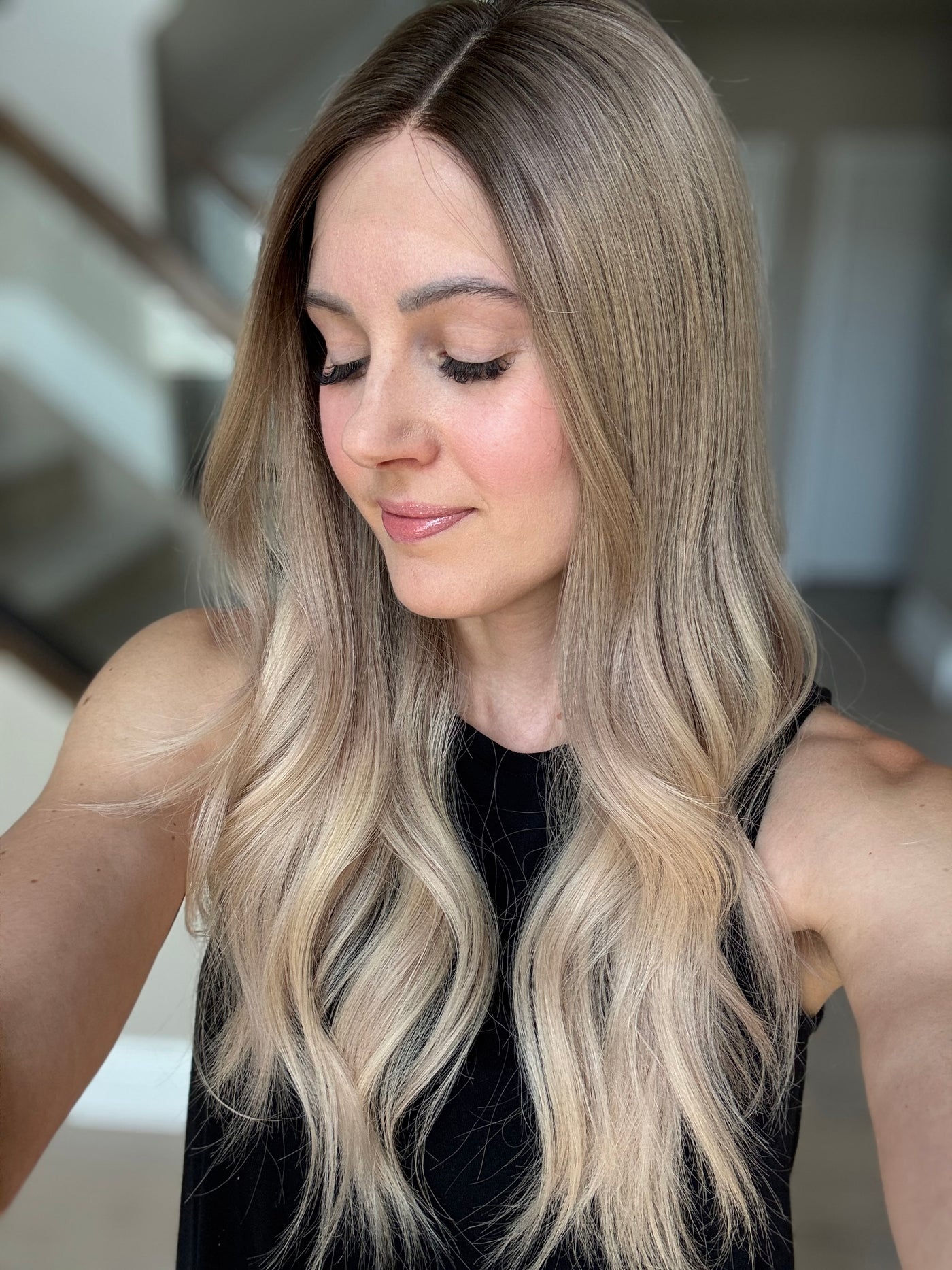 24" Angie Comfort Cap Lace Top Wig (XS)