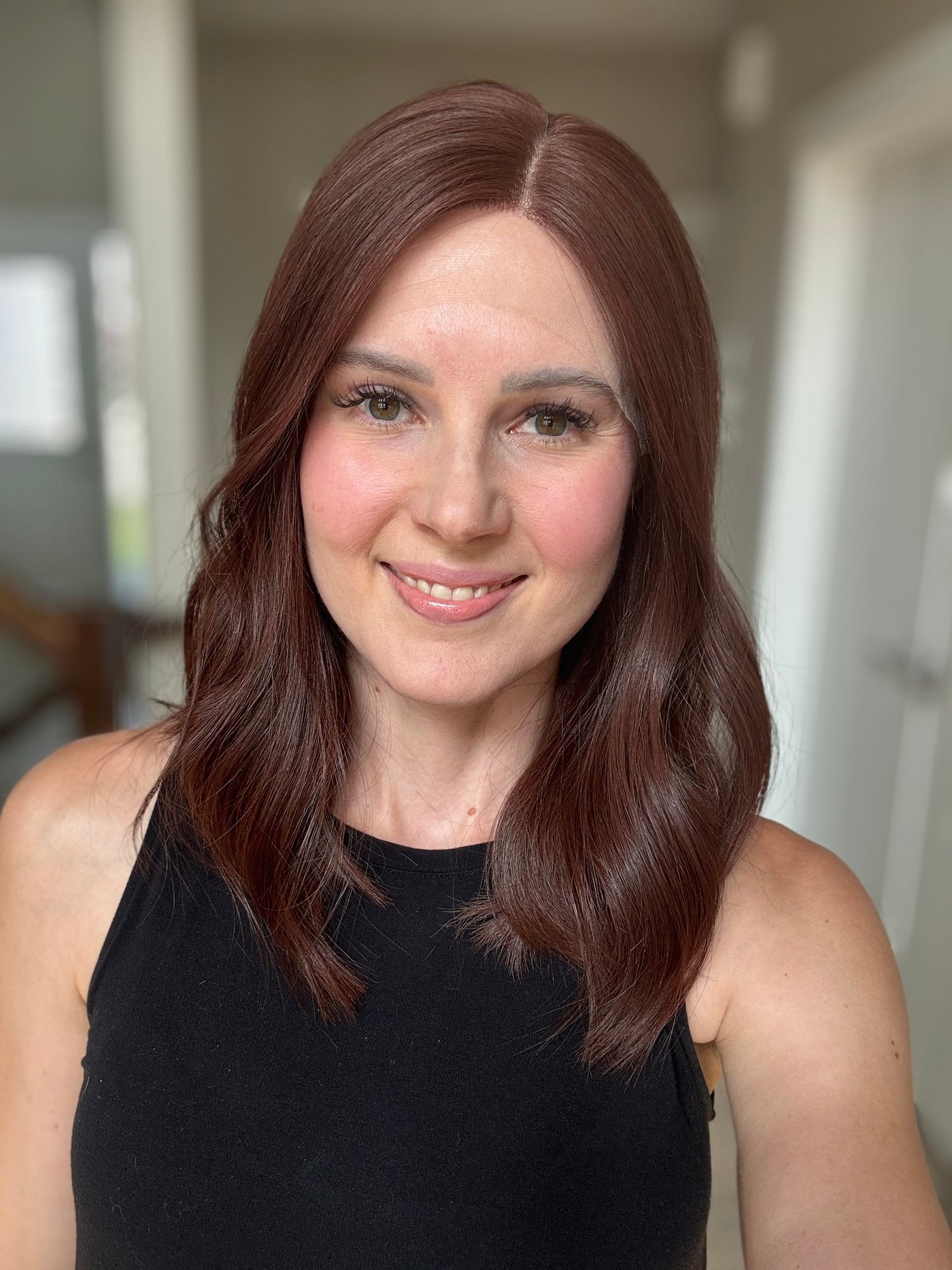 18" Scarlett LOB Comfort Cap Lace Top Wig (S)