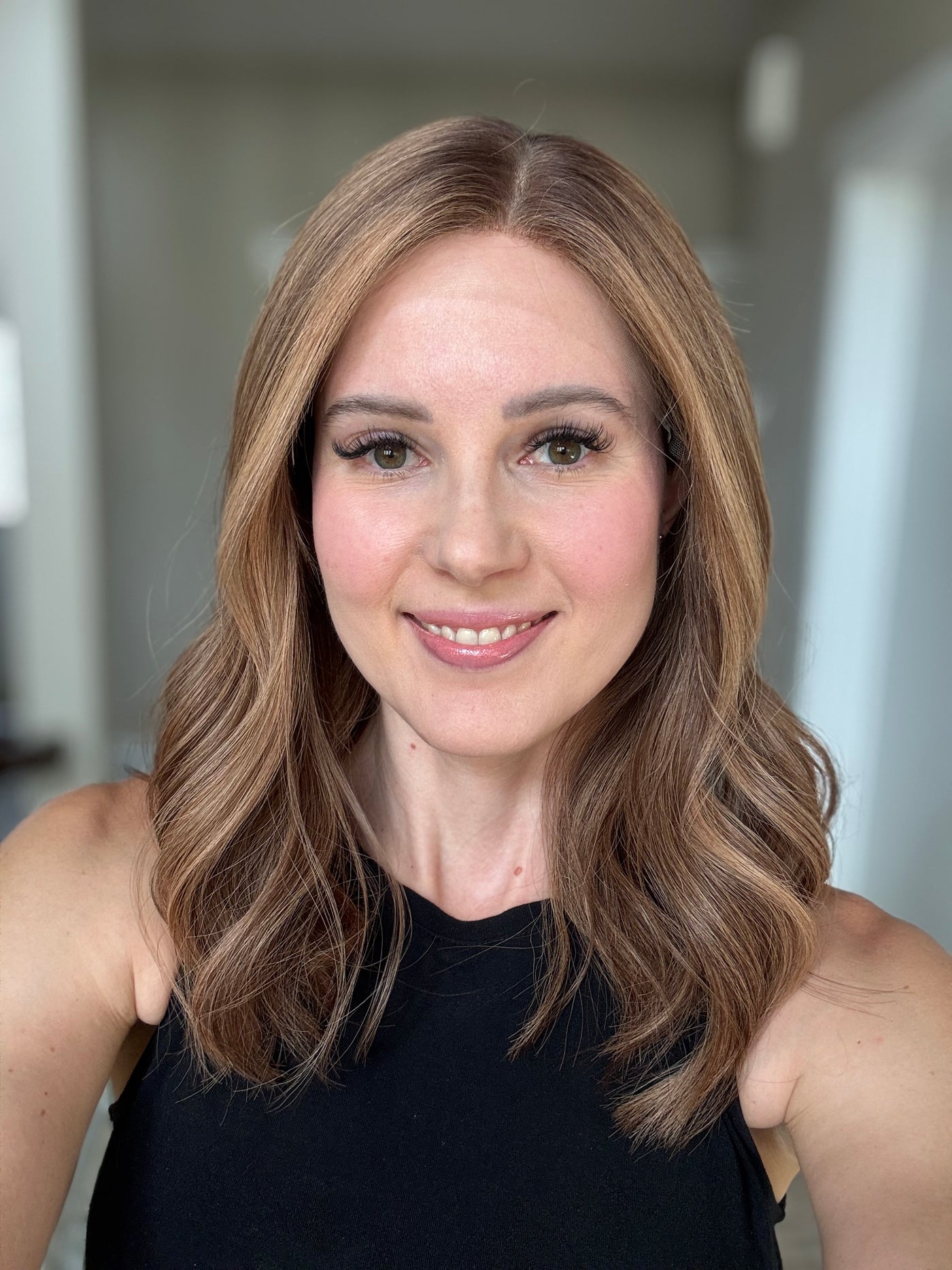 18" Elana LOB Comfort Cap Lace Top Wig (S)