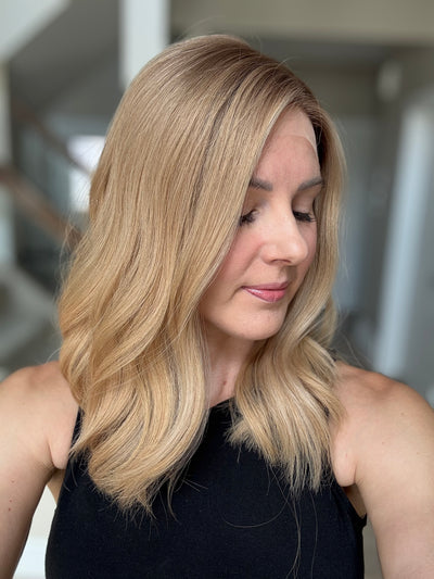 18" Julie LOB Comfort Cap Lace Top Wig (S)
