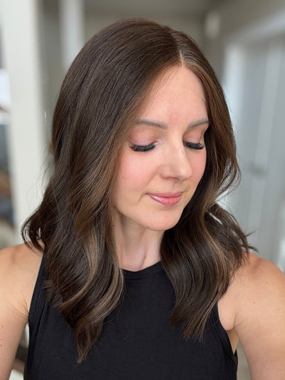 18" Mira LOB Comfort Cap Lace Top Wig (M)