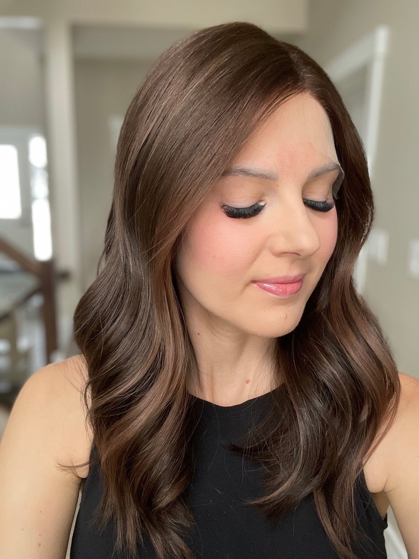 18" Melanie Comfort Cap Lace Top Wig (M)