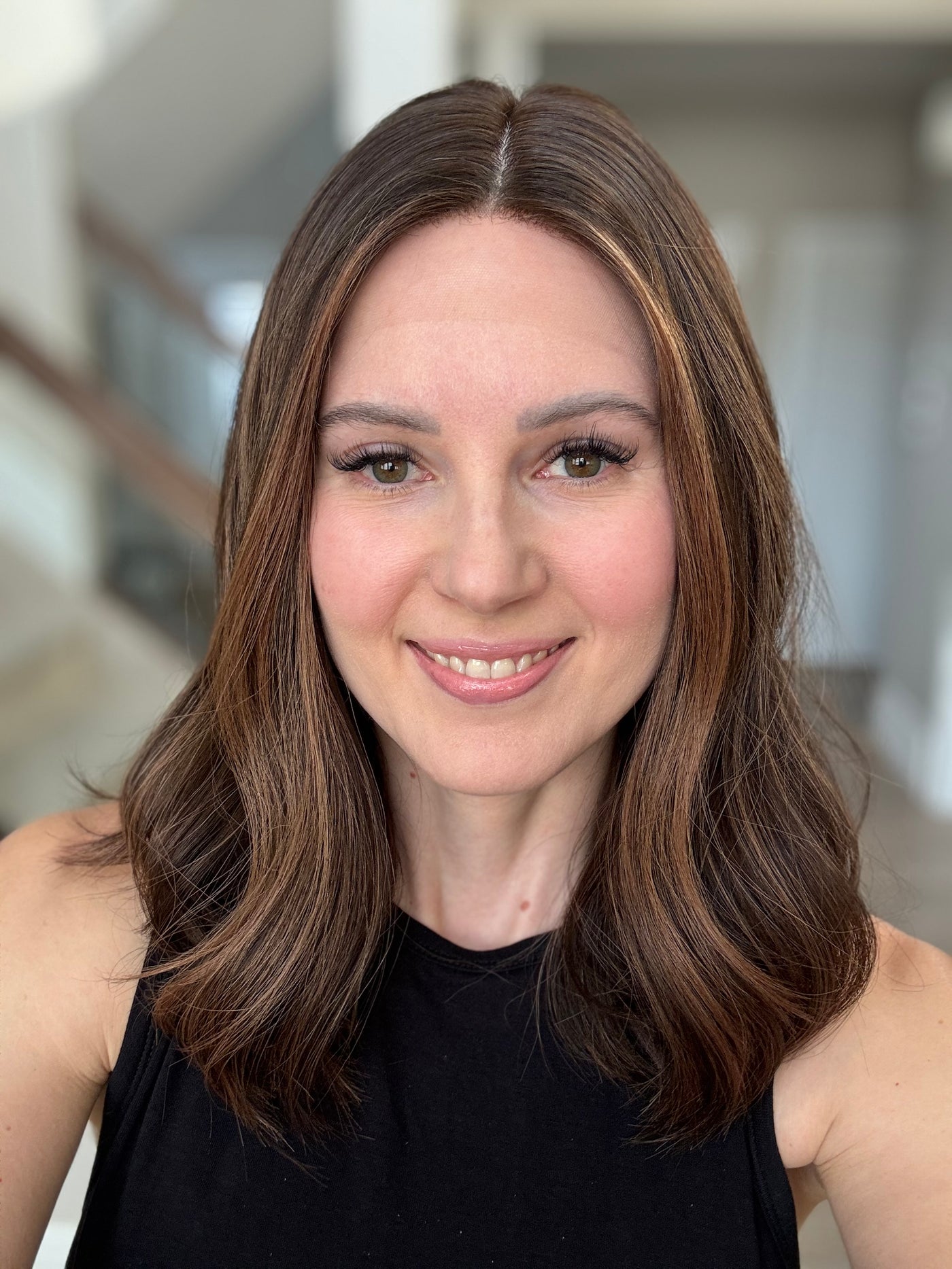 18" Tatiana LOB Comfort Cap Silk Top Wig (M)