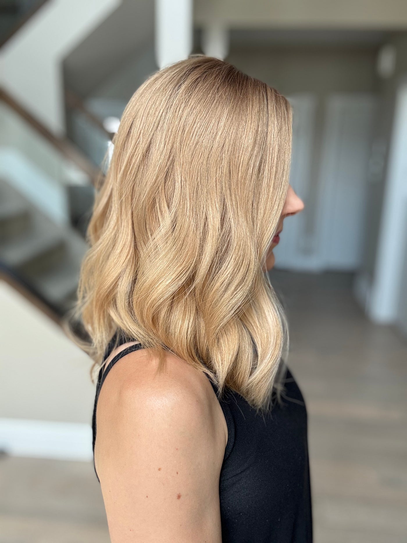 18" Julie LOB Comfort Cap Lace Top Wig (S)