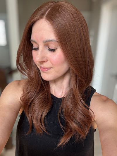 22" Autumn Comfort Cap Lace Top Wig (XS)