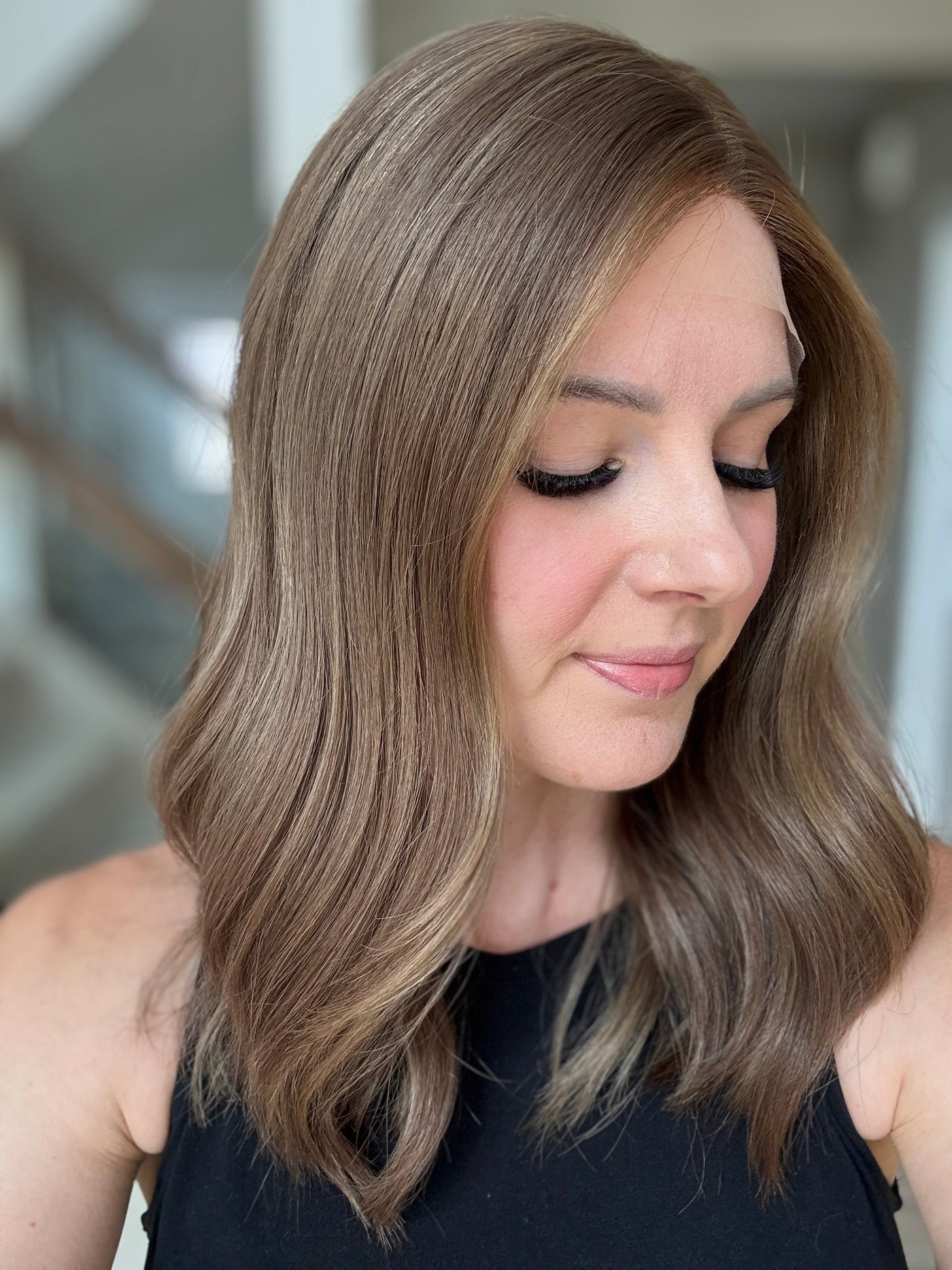 18" Ashleigh Comfort Cap Lace Top Wig (M)