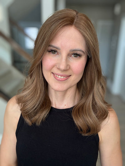 18" Justine LOB Comfort Cap Lace Top Wig (M)