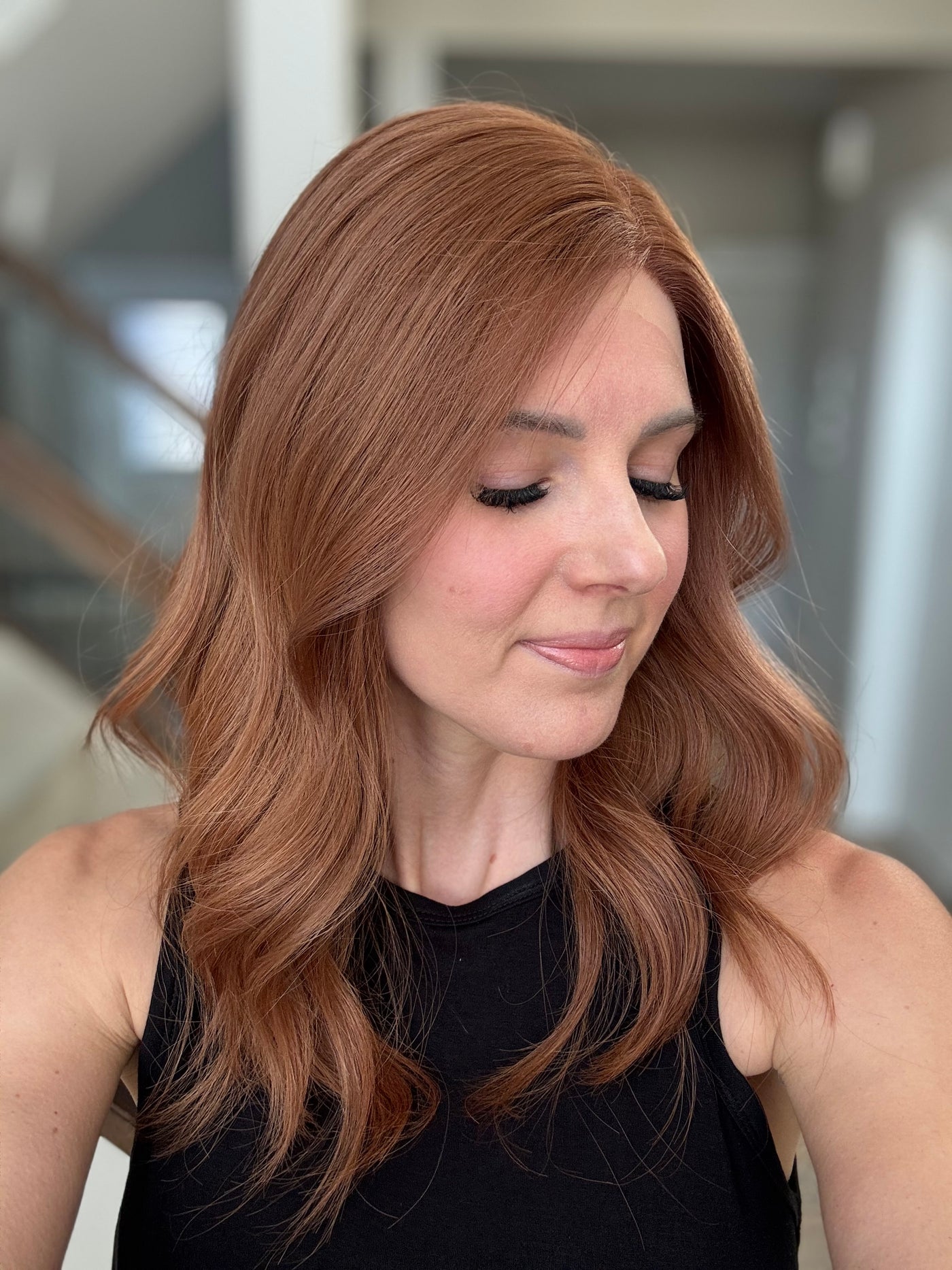 20" Sandi Comfort Cap Lace Top Wig (M)