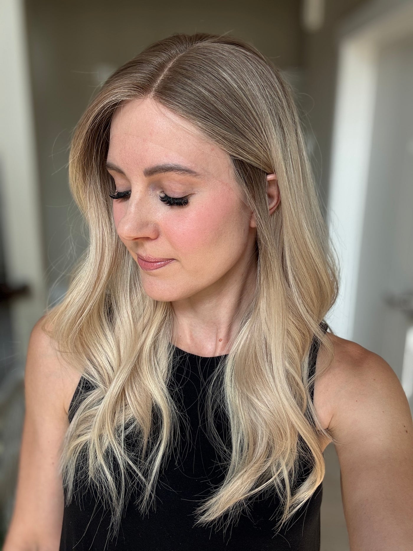 22" Hillary Comfort Cap Lace Top Wig (M)