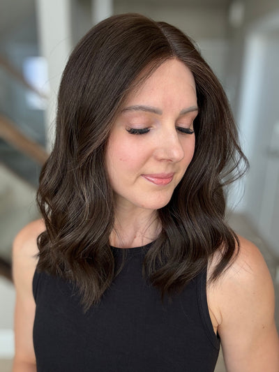 18" Mira LOB Comfort Cap Lace Top Wig (M)