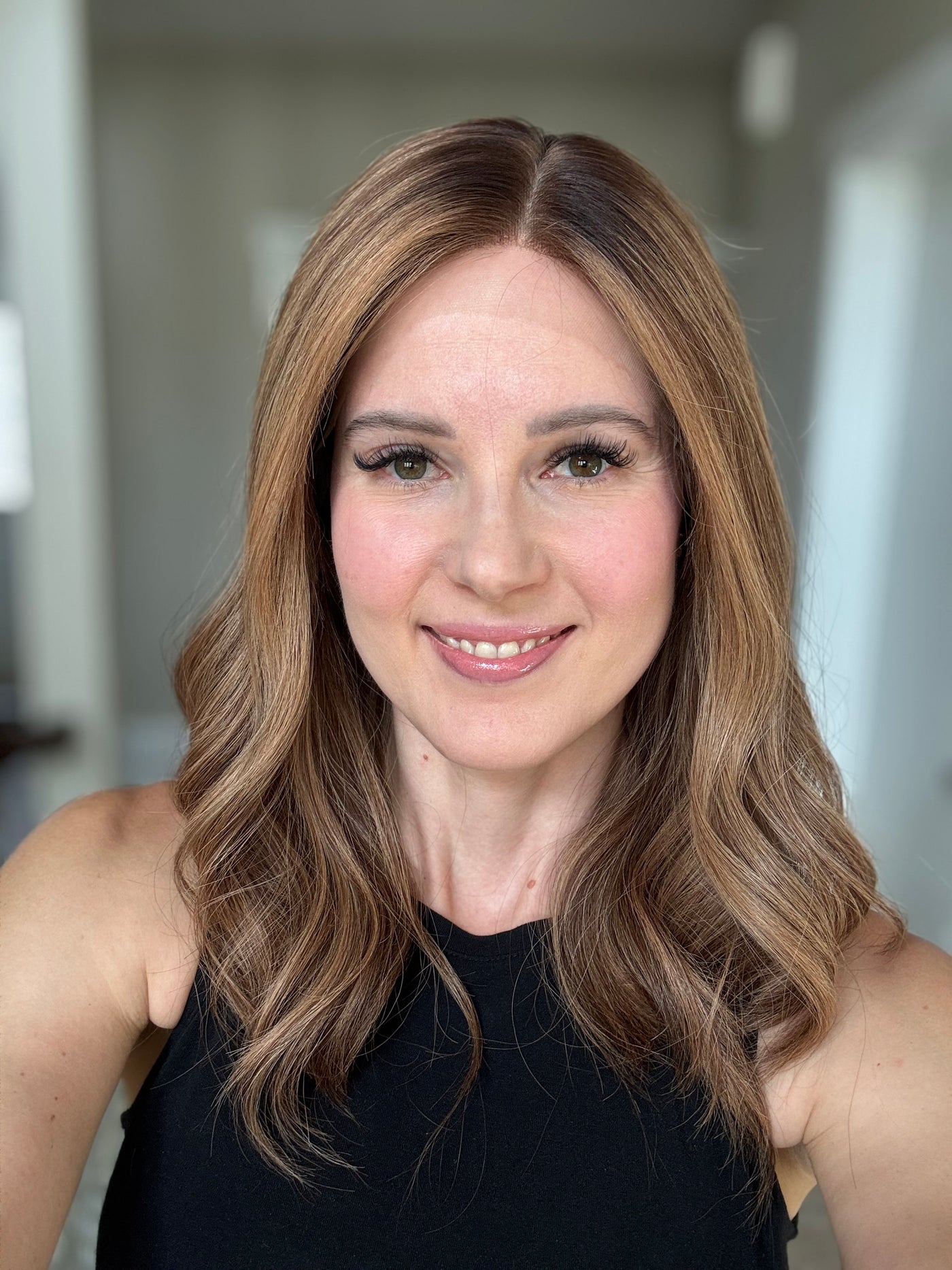 18" Elana LOB Comfort Cap Lace Top Wig (M)