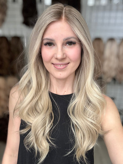 24" Ashley Luxury Cap Lace Top Wig (M)