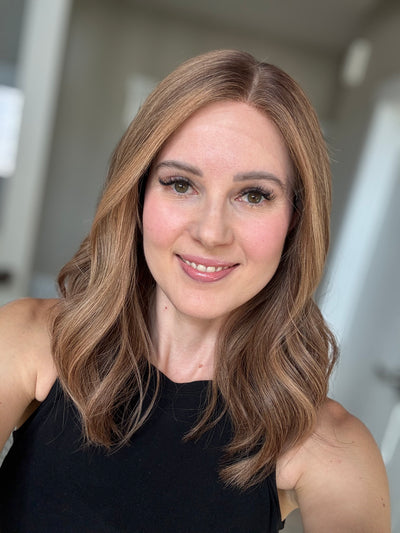 18" Elana LOB Comfort Cap Lace Top Wig (S)