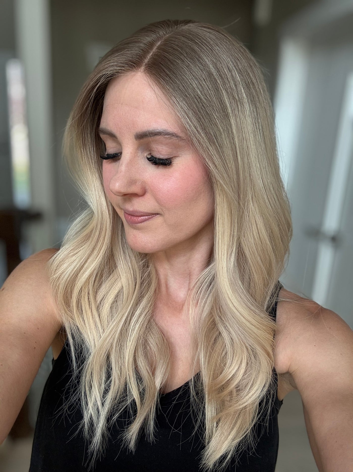22" Hillary Comfort Cap Lace Top Wig (M)