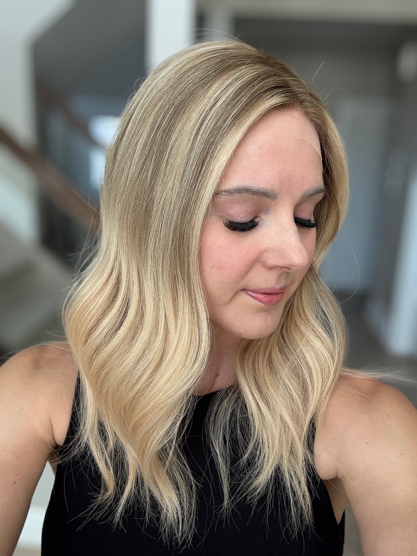 20" Meena Comfort Cap Lace Top Wig (XS)