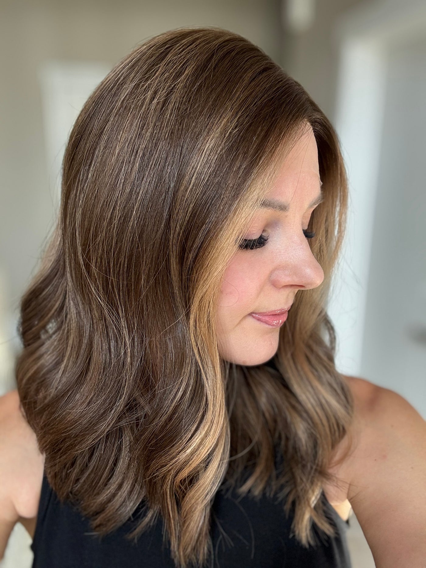 18" Penelope LOB Comfort Cap Lace Top Wig (S)
