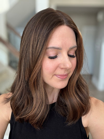 18" Tatiana LOB Comfort Cap Silk Top Wig (M)