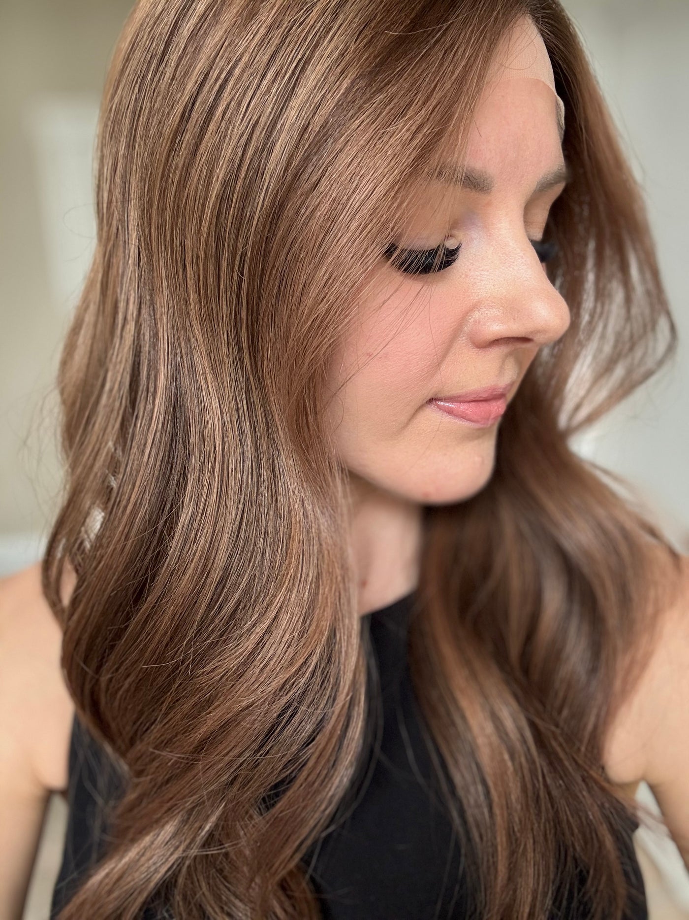 22" Amanda Comfort Cap Lace Top Wig (M)