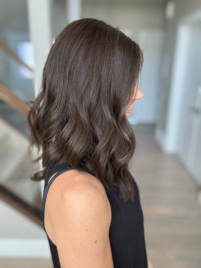 18" Mira LOB Comfort Cap Lace Top Wig (M)