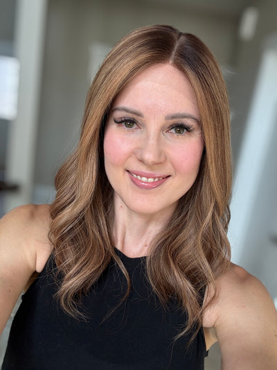 18" Elana LOB Comfort Cap Lace Top Wig (M)