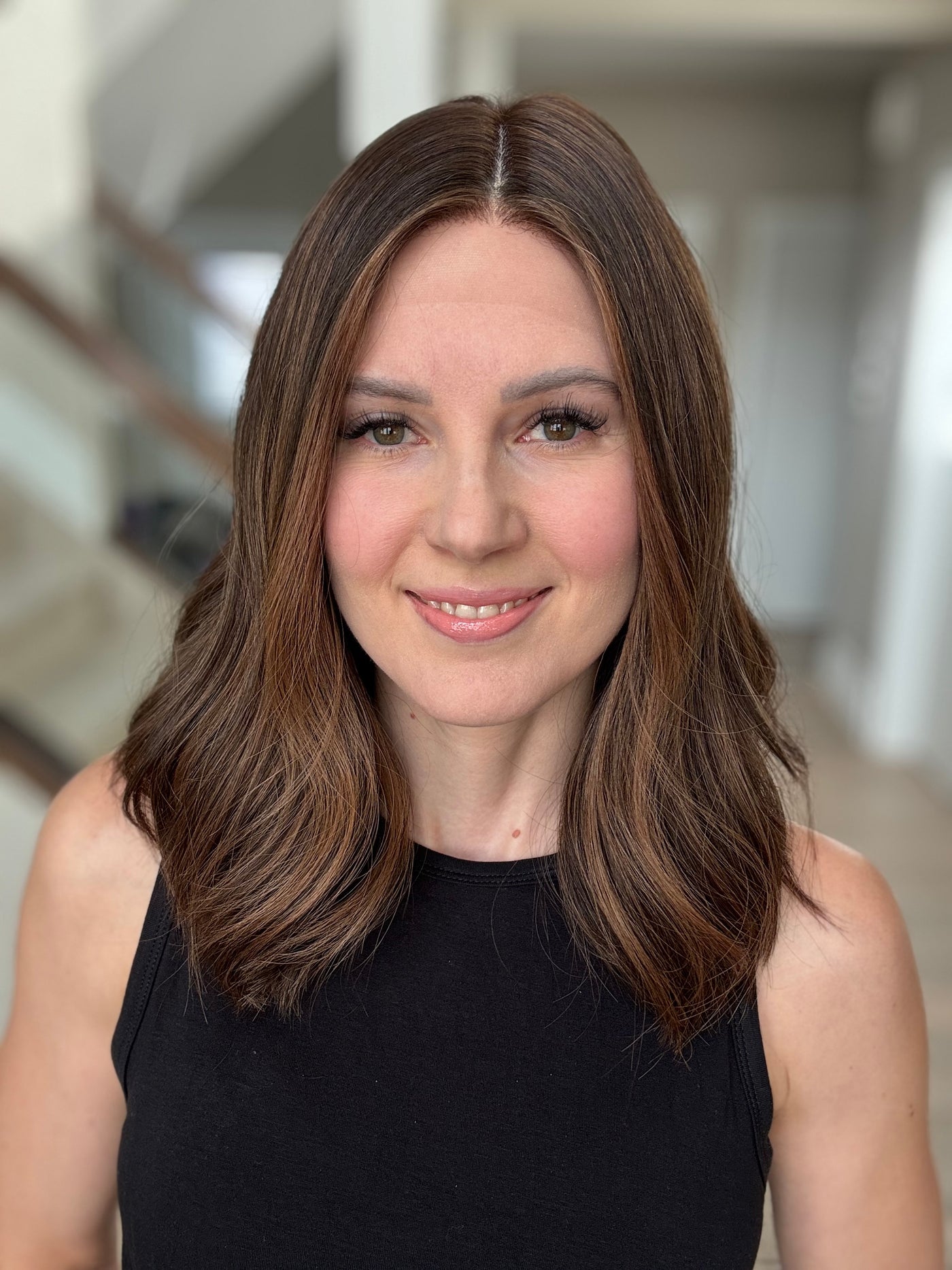 18" Tatiana LOB Comfort Cap Silk Top Wig (M)