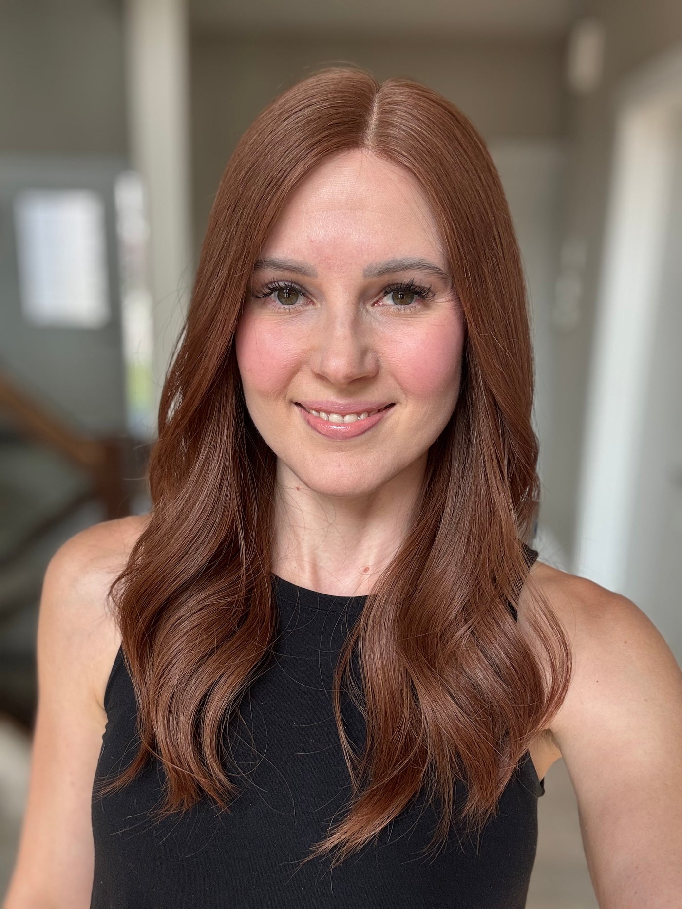 22" Autumn Comfort Cap Lace Top Wig (XS)
