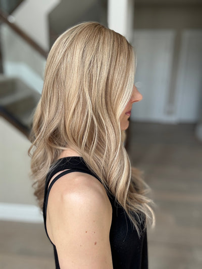22" Casey Comfort Cap Lace Top Wig (XS)