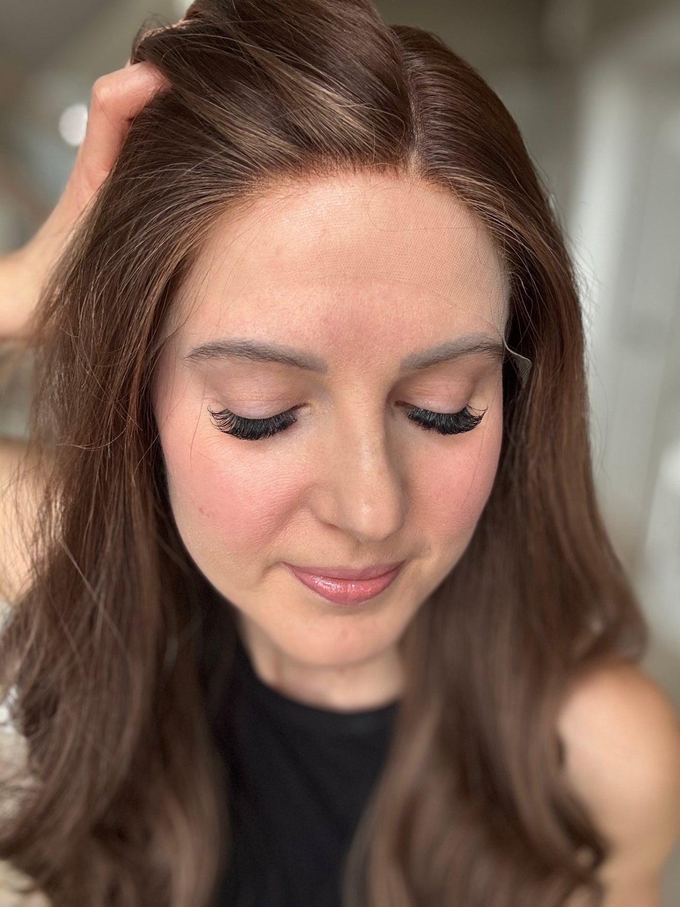 24" Angela Comfort Cap Lace Top Wig (S)