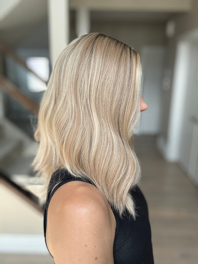 18" Katie LOB Comfort Cap Silk Top Wig (M)