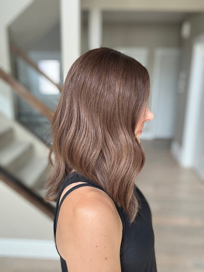 18" Mika LOB Comfort Cap Lace Top Wig (S)