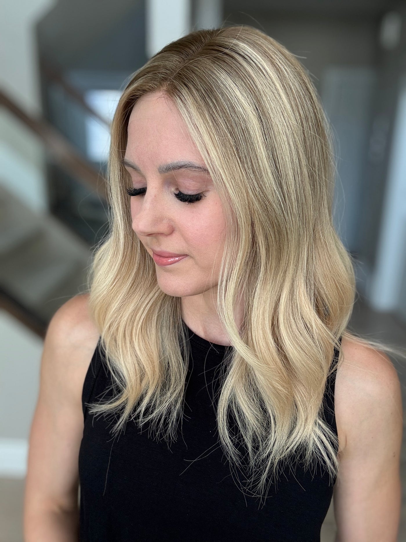 20" Meena Comfort Cap Lace Top Wig (XS)