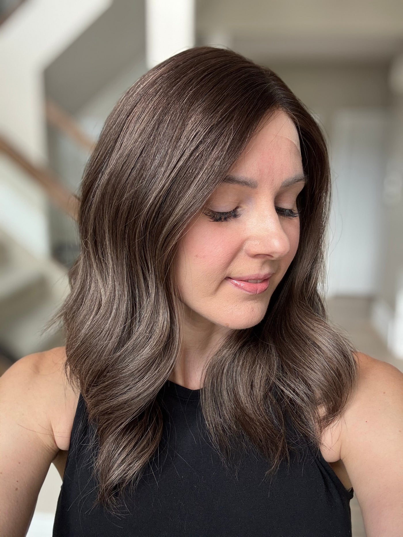 20" Lexi LOB Comfort Cap Lace Top Wig (XS)